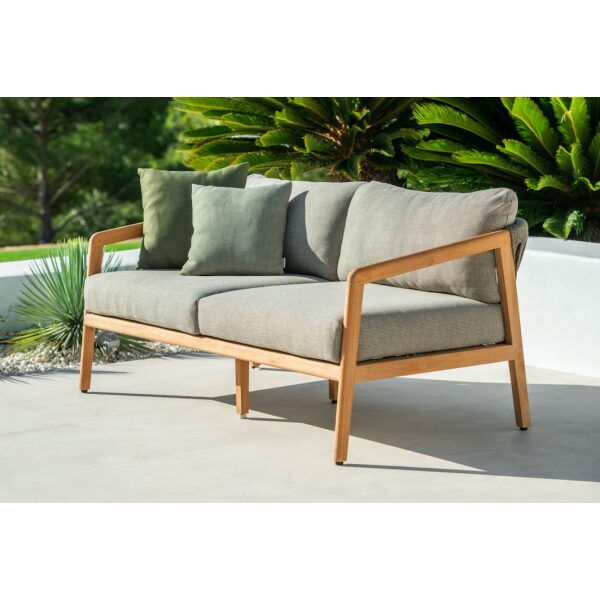 Sofa exterior RITZ teca 2 plazas