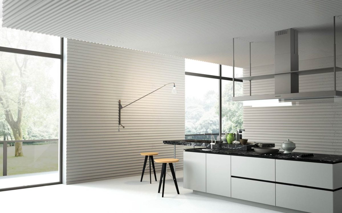Panel de decoración imitación cemento