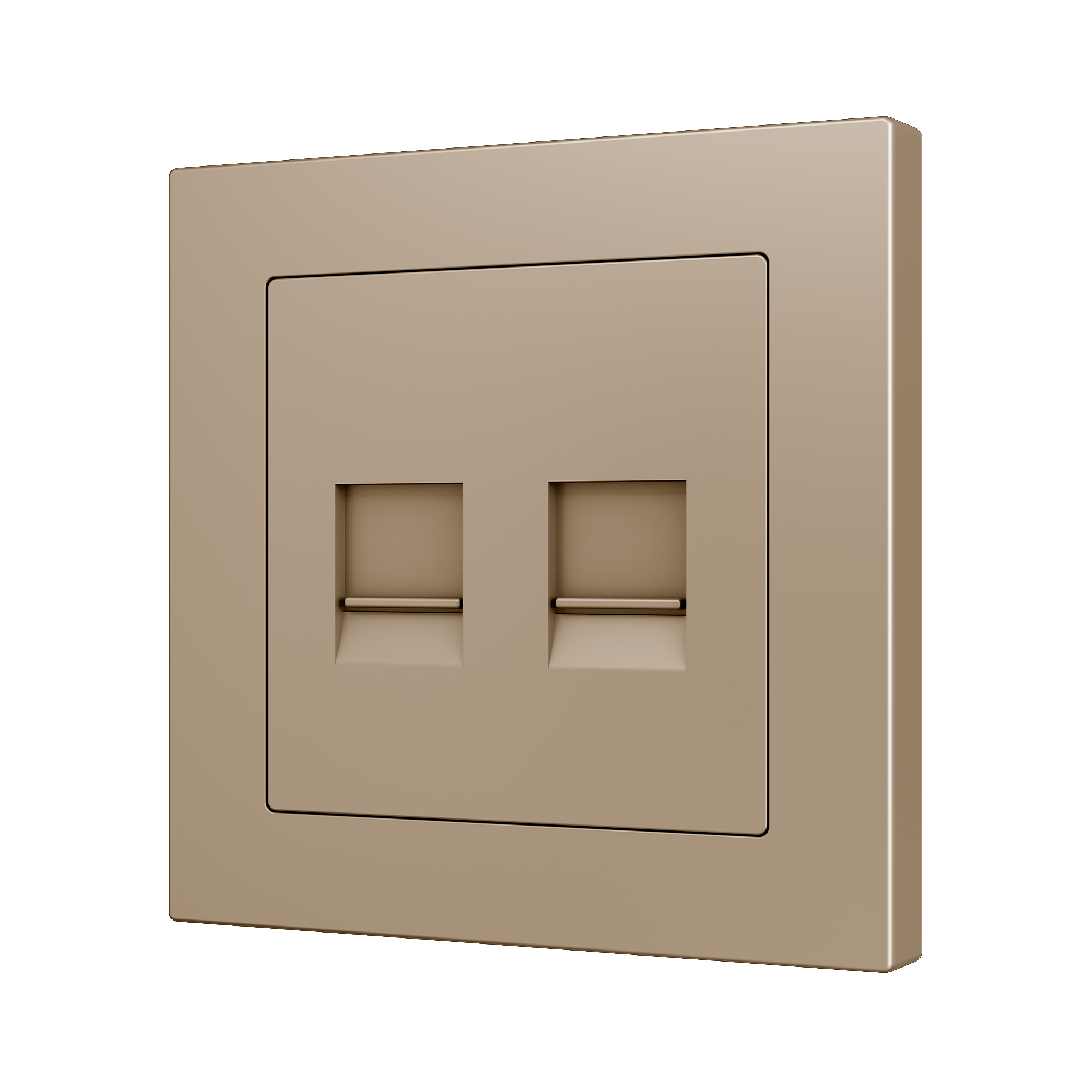 ZS55 – Conector RJ45 Doble Conector RJ 45 doble (55 x 55 mm)