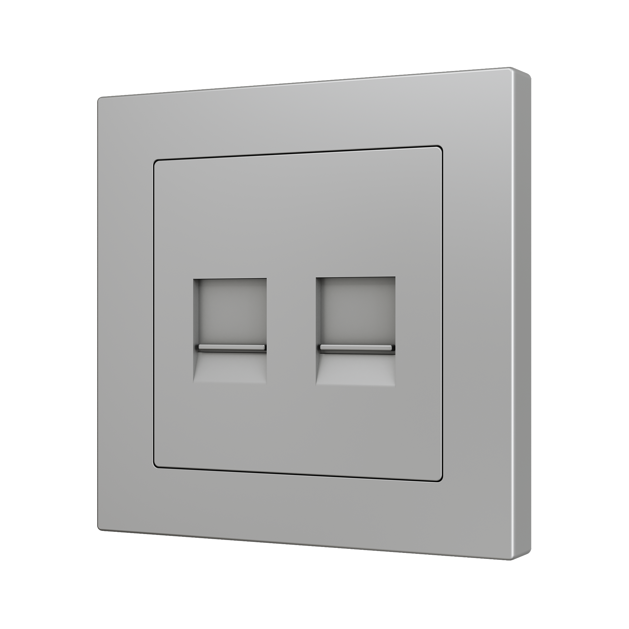 ZS55 – Conector RJ45 Doble Conector RJ 45 doble (55 x 55 mm)
