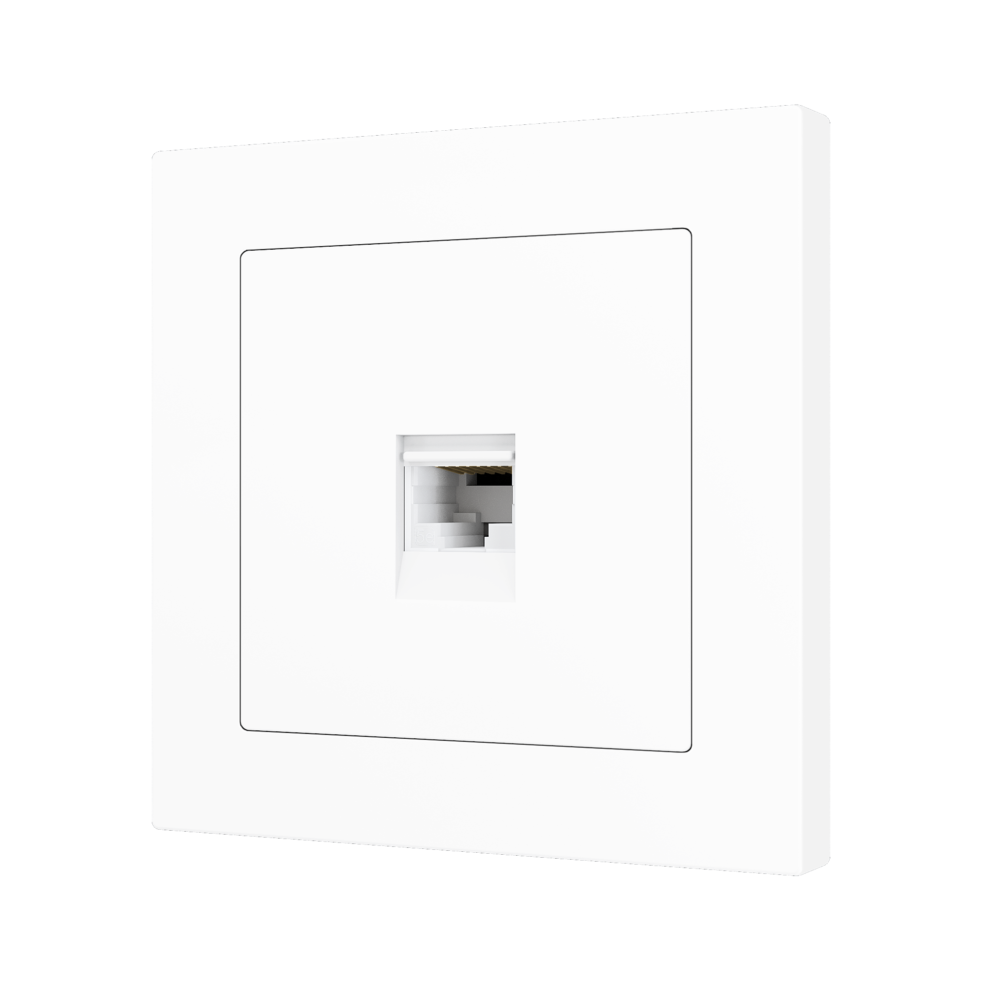 ZS55 – Conector RJ45 Simple Conector RJ45 simple (55 x 55 mm)