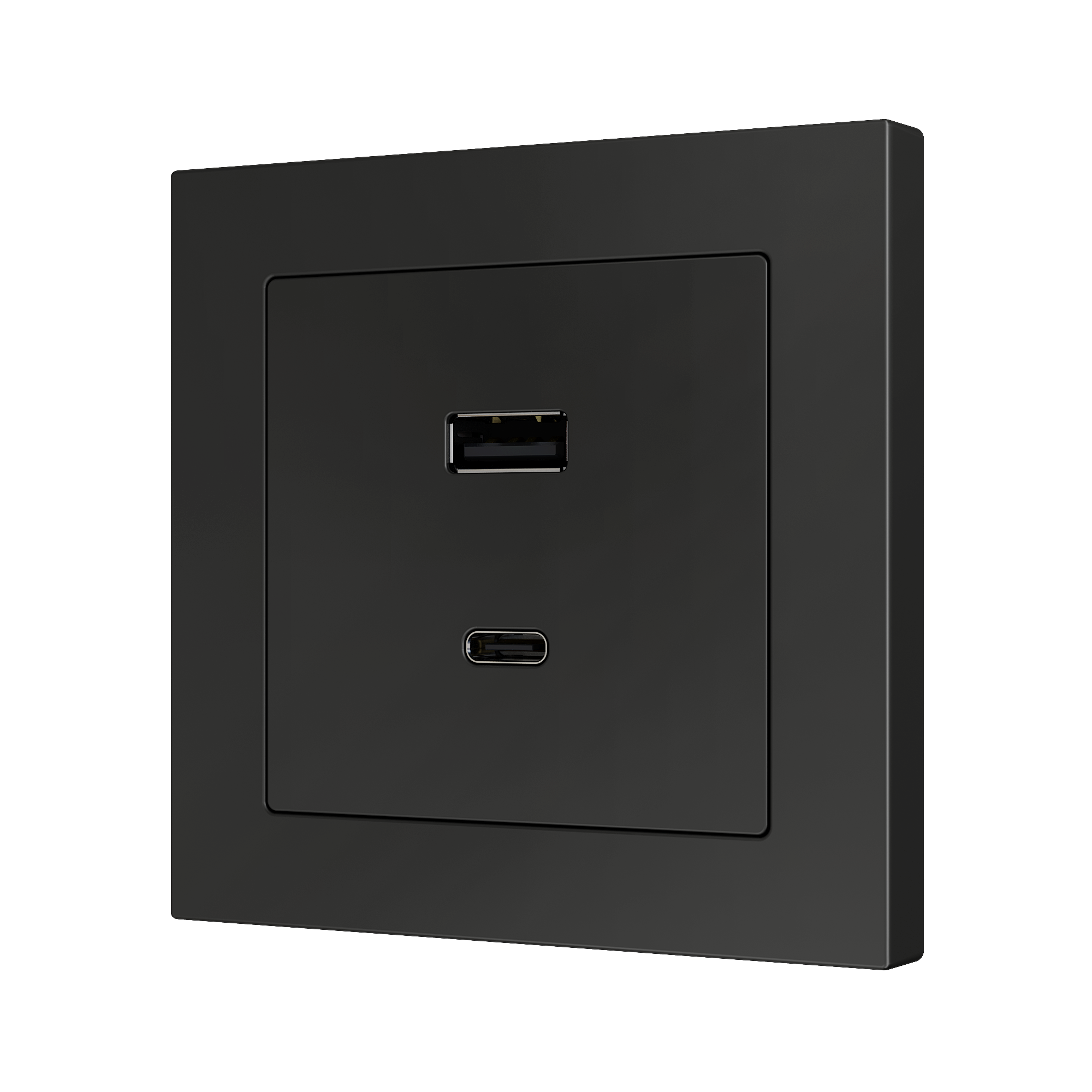 ZS55 – Cargador USB C+A Cargador USB doble C+A 5 V / 3.5 A (55 x 55 mm)