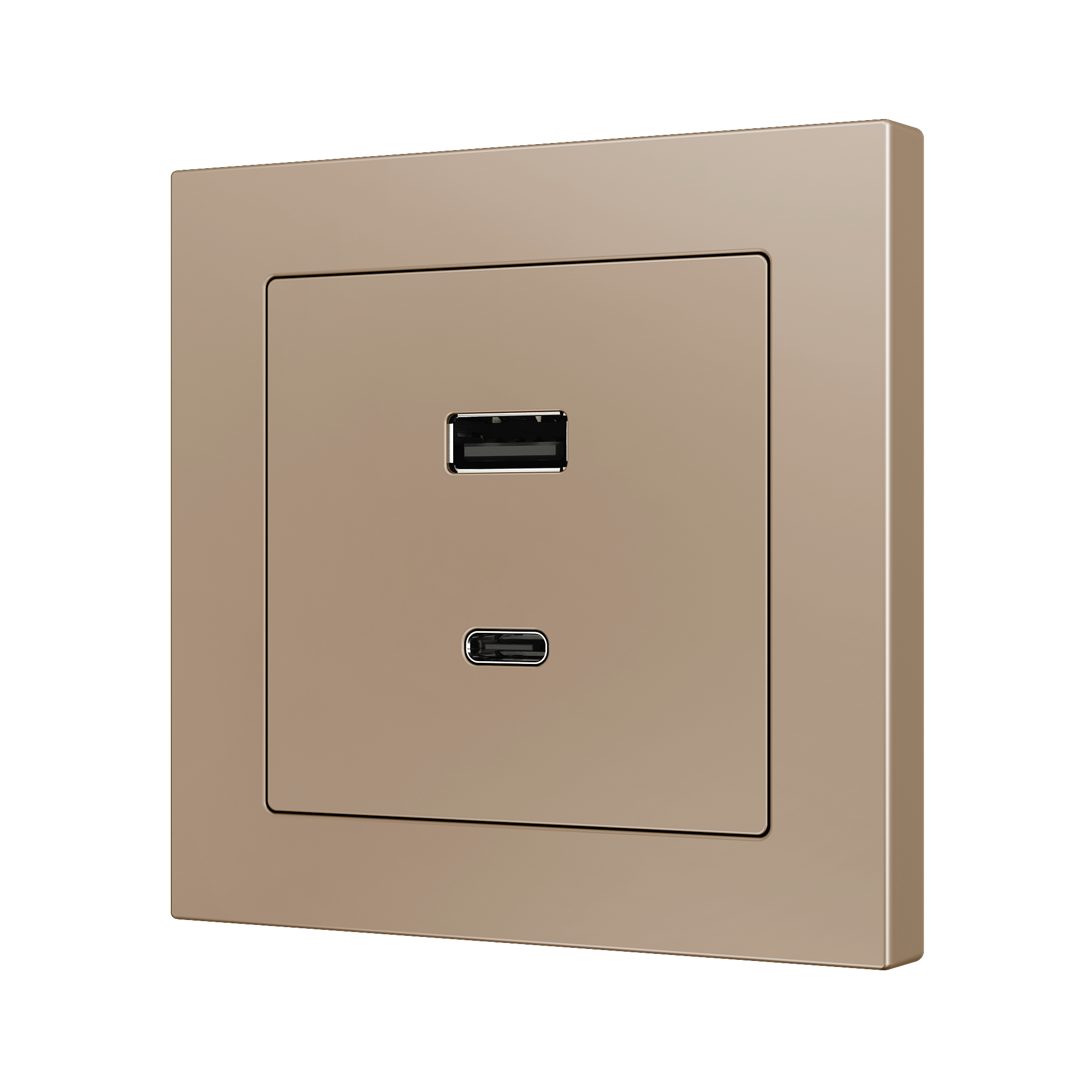 ZS55 – Cargador USB C+A Cargador USB doble C+A 5 V / 3.5 A (55 x 55 mm)