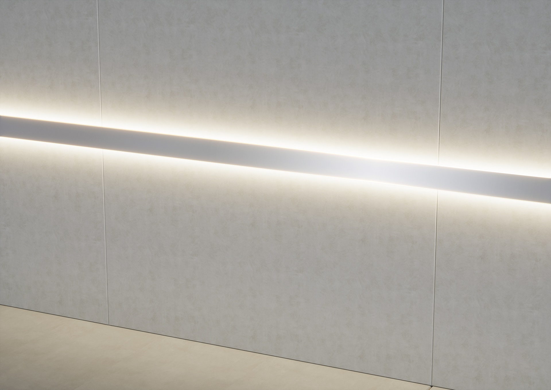 Novolistel Eclipse Sunset Plata Mate - Instalacion horizontal