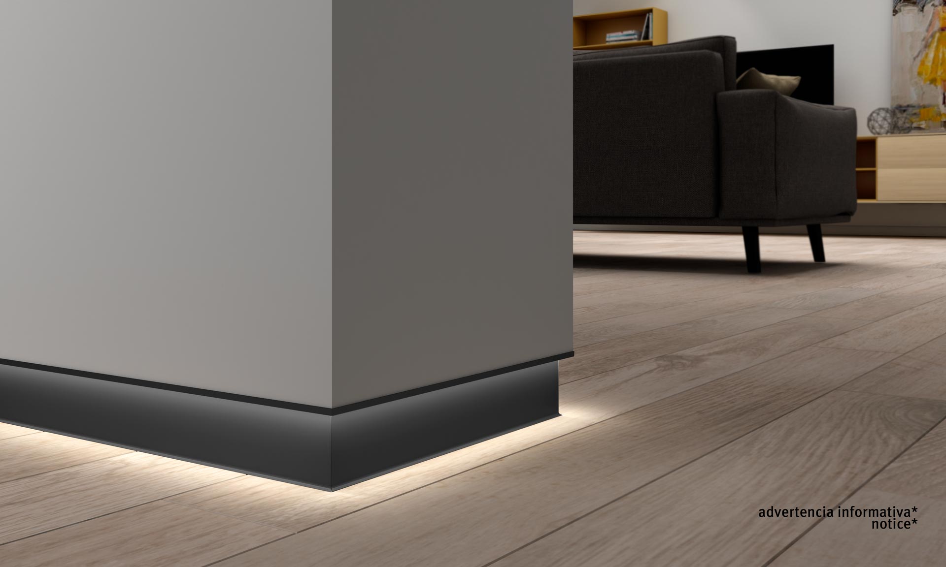 Novorodapie Eclipse Negro Mate con luz