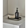 bandeja gris baño