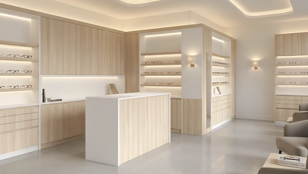 Mostrador foster blanco_optica