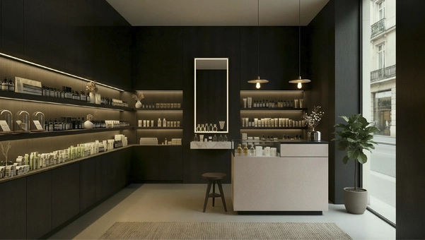 Mostrador koolhass_negro_cosmetica